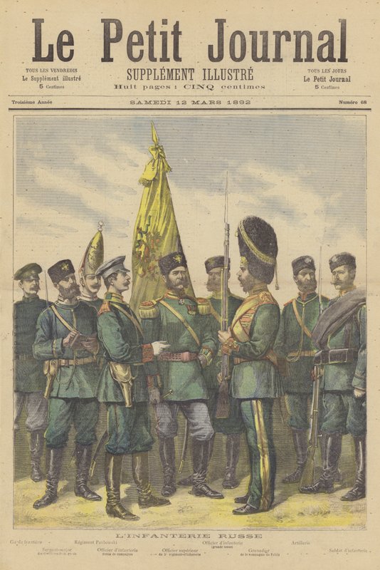 Infanterie van het Russische leger door French School