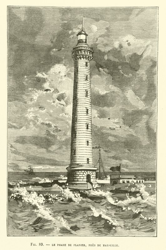 De Vuurtoren Van Planier, Bij Marseille door French School