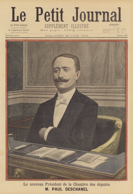 Paul Deschanel, nieuwe voorzitter van de Franse Kamer van Afgevaardigden door French School