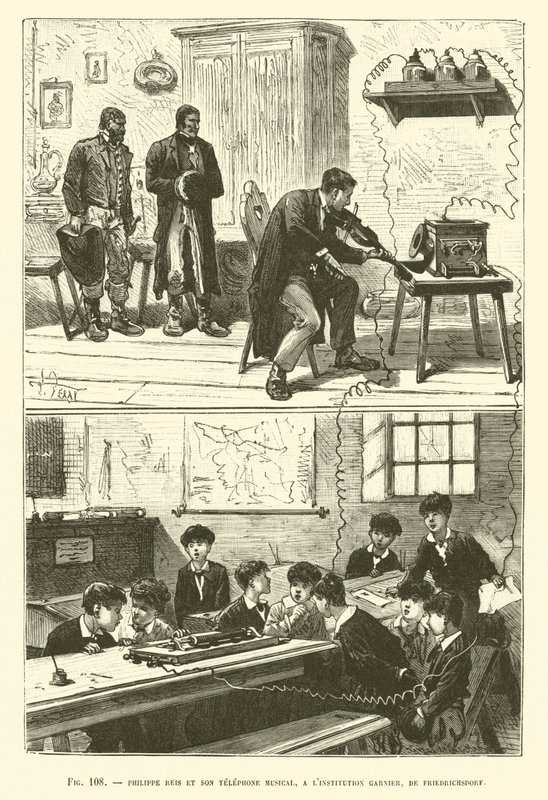 Philippe Reis En Zijn Muzikale Telefoon, In De Garnier-Instituut, In Friedrichsdorf door French School