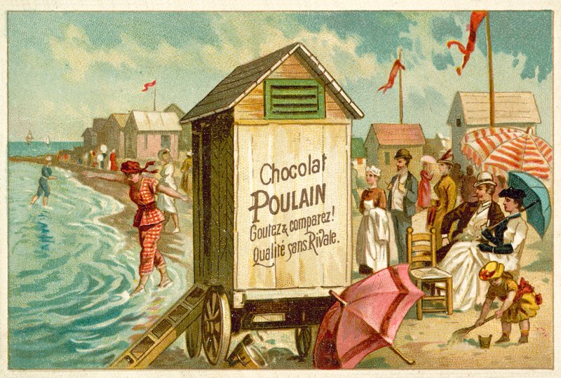 Scène aan Zee door French School