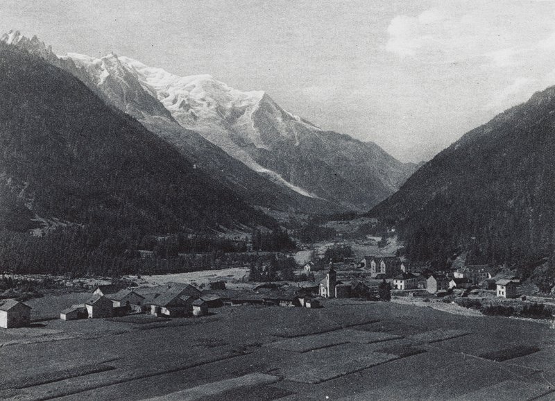 Argentieres en de Mont-Blanc door French Photographer