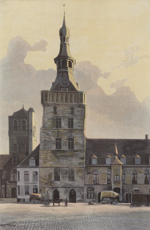 Bailleul, Belfort van het Stadhuis door French Photographer