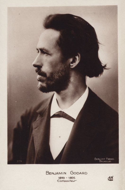 Benjamin Godard, Franse violist en romantische componist (1849-1895) door French Photographer