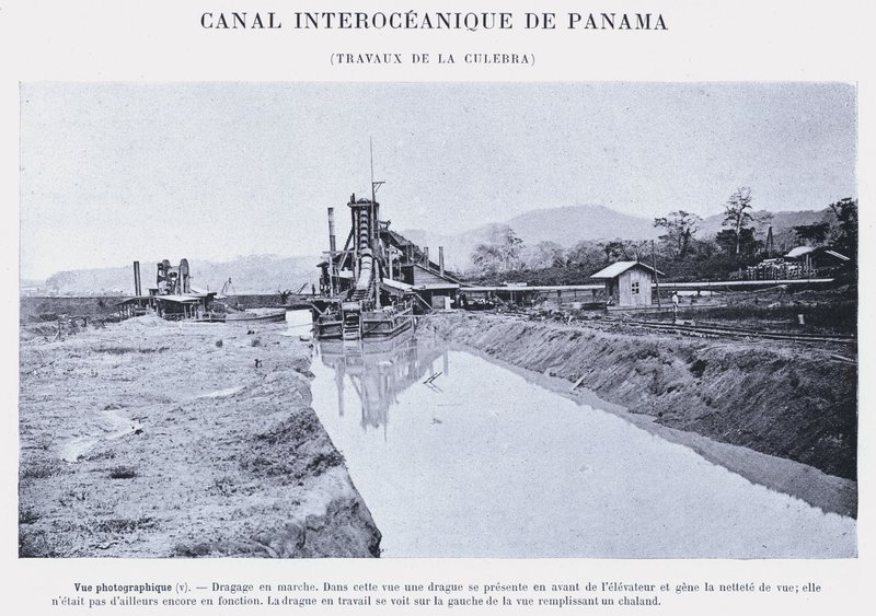 Interoceanisch Kanaal van Panama, Werken van De Culebra door French Photographer