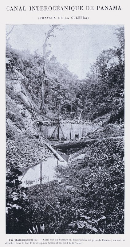 Interoceanisch Kanaal van Panama, Werkzaamheden bij de Culebra door French Photographer
