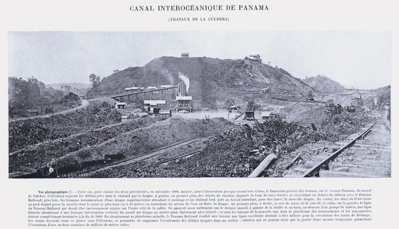 Interoceanisch Kanaal van Panama, Werken van de Culebra door French Photographer