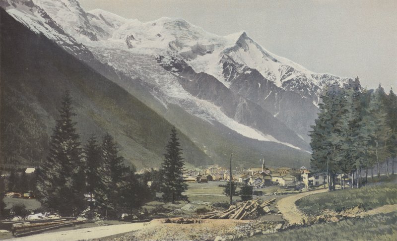 Chamonix, Algemeen uitzicht door French Photographer