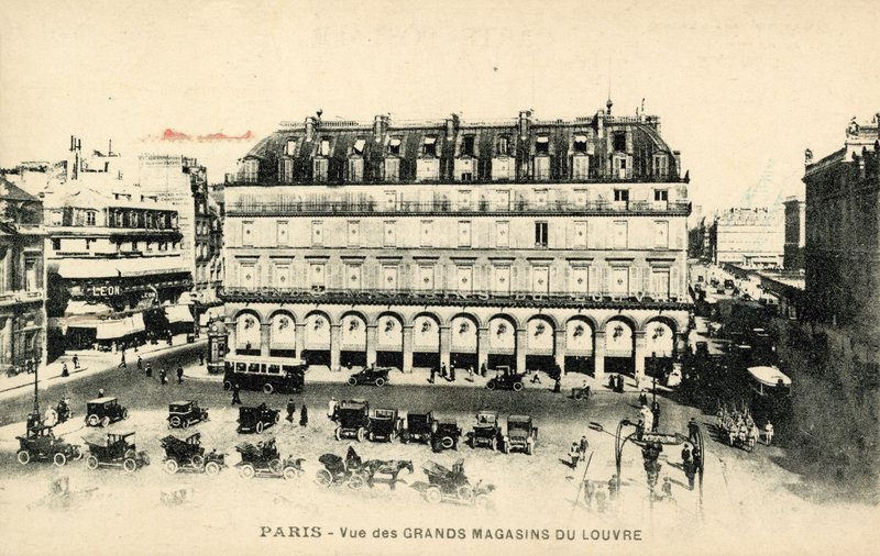 Grands Magasins du Louvre warenhuis, Parijs door French Photographer