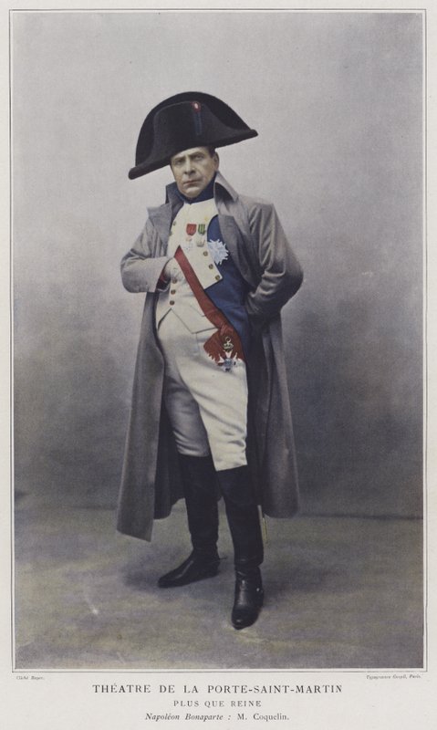 Jean Coquelin als Napoleon in Plus que Reine door French Photographer