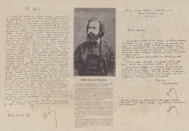 De Commune van Parijs, Charles-Theophile Ferre door French Photographer