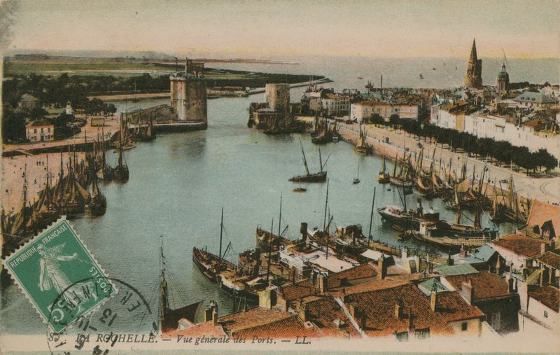 La Rochelle - uitzicht op de haven door French Photographer