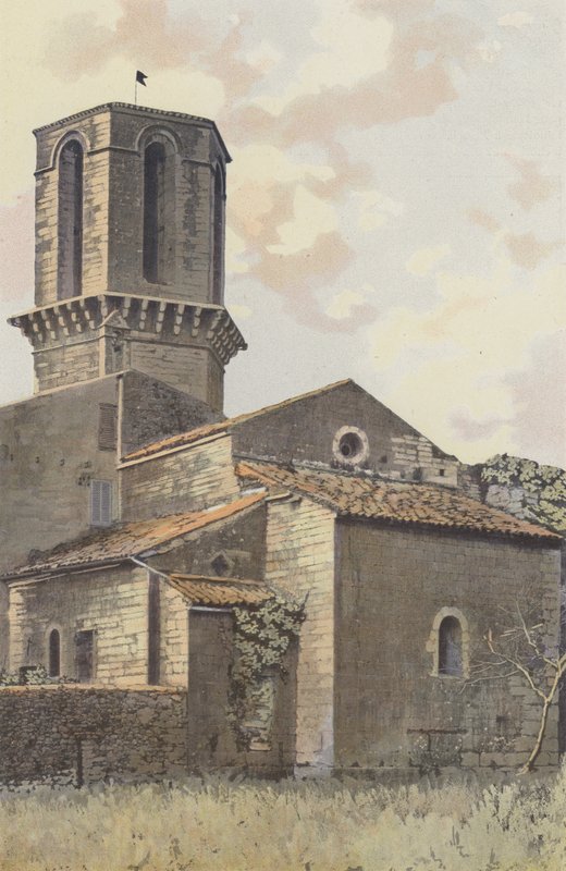 Le Luc, Kapel van het oude Klooster en Achtkantige Toren uit de 15e eeuw door French Photographer