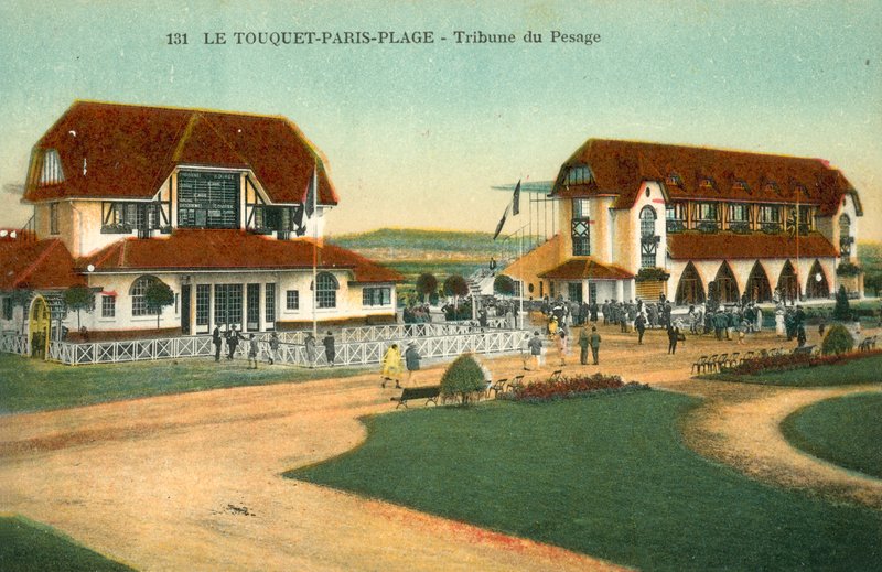 Le Touquet-Paris-Plage, Tribune Du Pesage door French Photographer