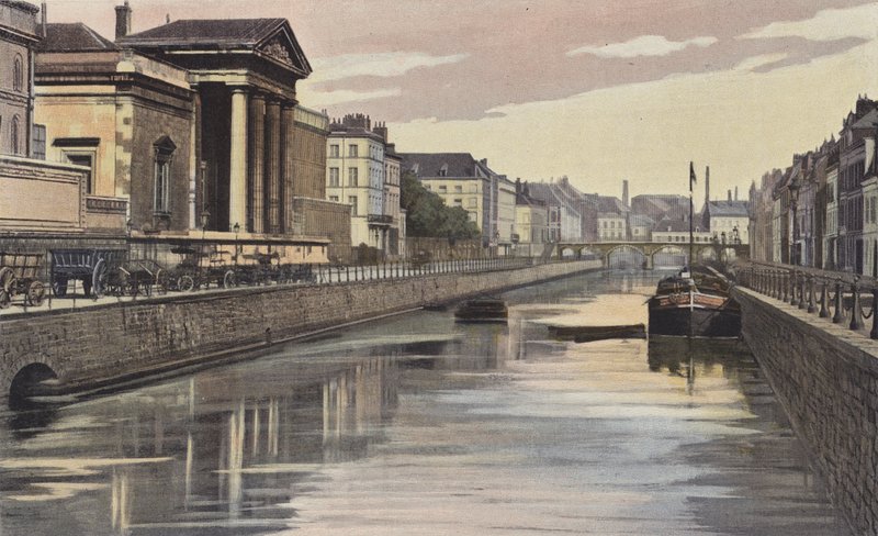 Lille, Het kanaal van de Basse-Deûle door French Photographer