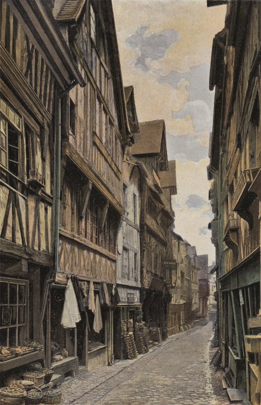 Lisieux, Smidstraat door French Photographer