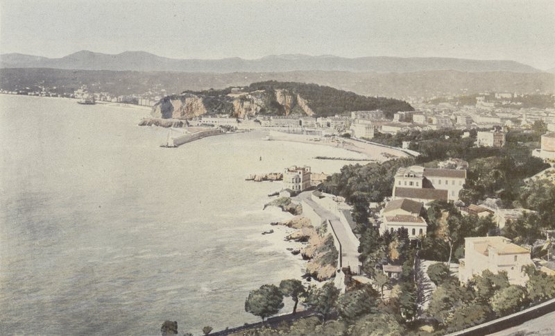 Nice, Algemeen uitzicht, vanaf de weg naar Villefranche door French Photographer