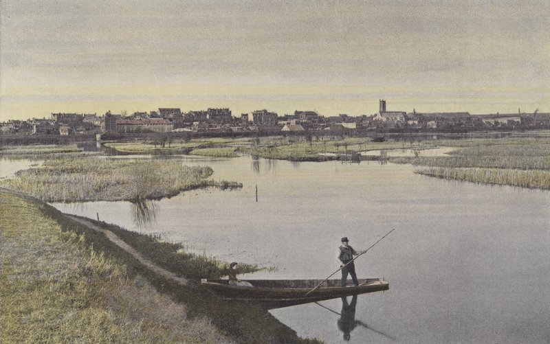 Péronne, De moerassen van de Somme door French Photographer