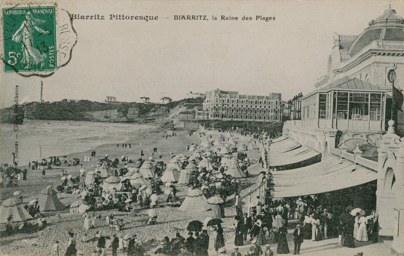 Pittoresk Biarritz - Biarritz, Koningin der Stranden door French Photographer