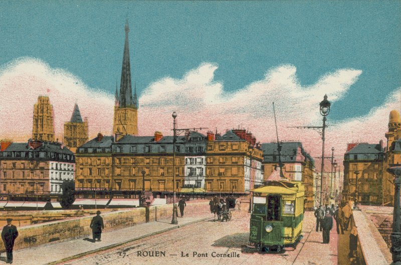 Rouen: Le Pont Corneille door French Photographer