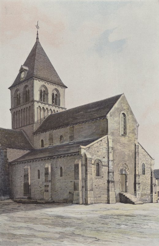 Rouy, Kerk, Noordwestelijk geheel door French Photographer