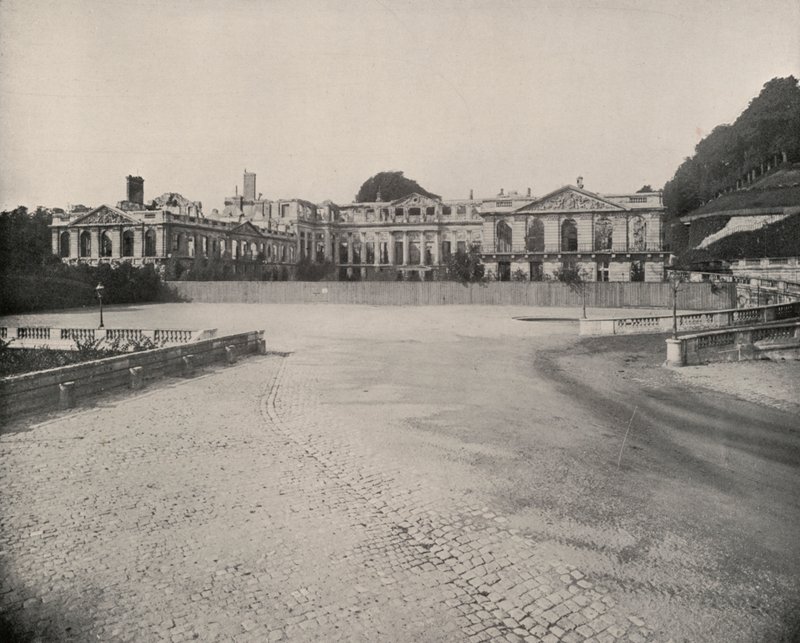 Ruïnes van het Paleis van St Cloud door French Photographer