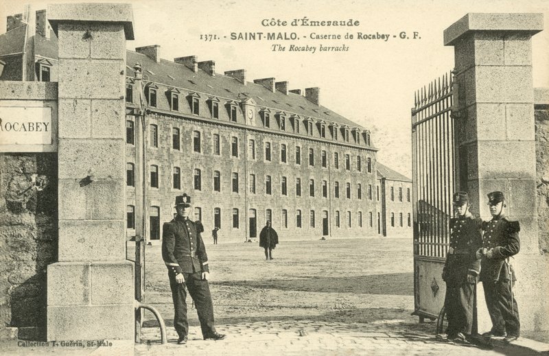 Saint-Malo, Frankrijk, kazerne van Rocabey door French Photographer