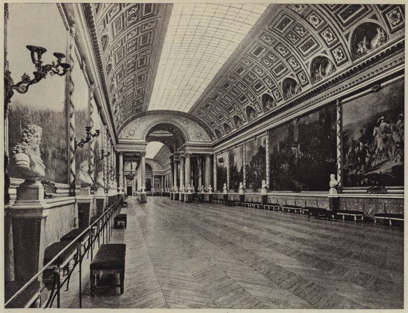 De Galerij van Slagen in Versailles door French Photographer