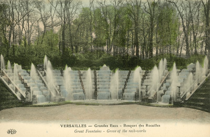 Versailles, Grand Eaux, Bosquet De Rocailles door French Photographer