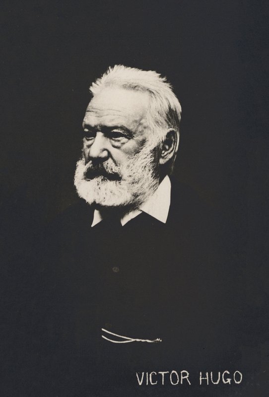 Victor Hugo, portret door French Photographer