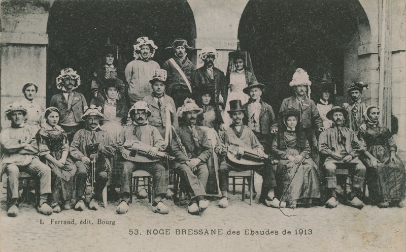 Huwelijk van Bressan Ebaudes in 1913 door French Photographer