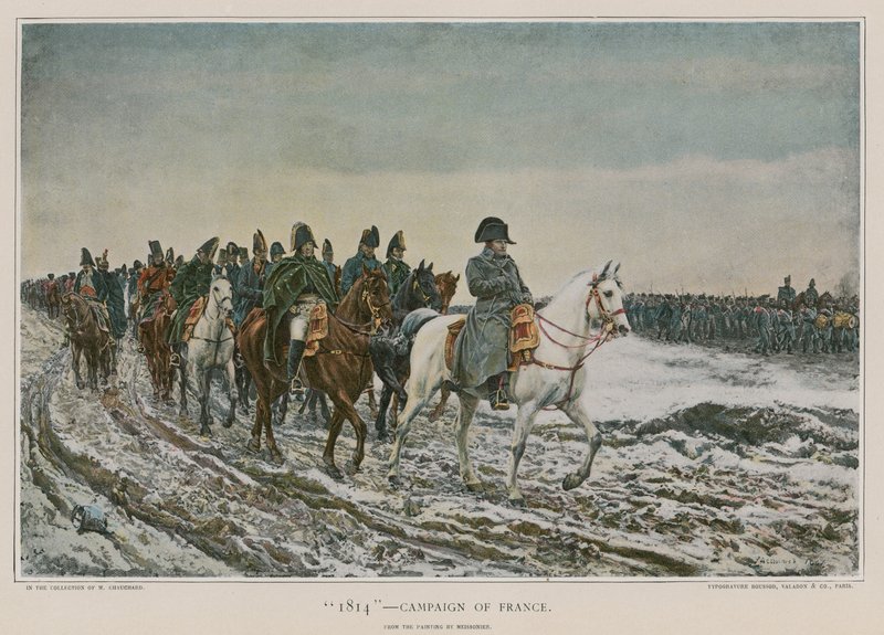 1814 - Campagne van Frankrijk door French School