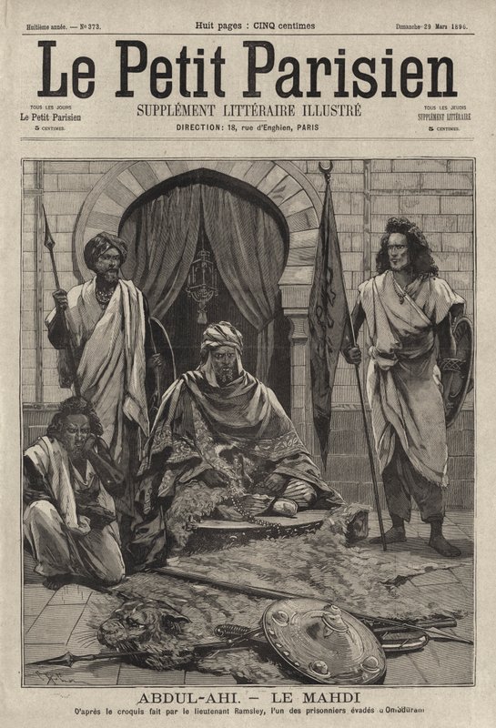 Abdallahi ibn Muhammad, opvolger van de Mahdi, Islamitische heerser van Soedan door French School