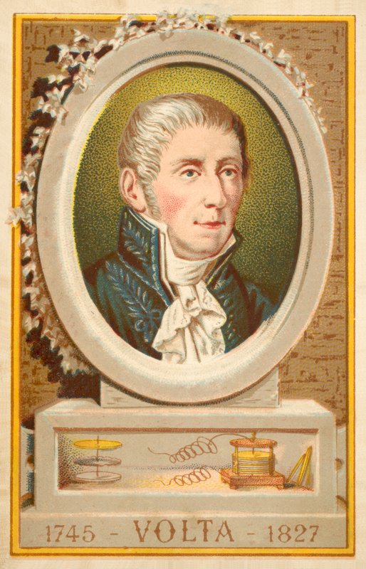 Alessandro Volta, Italiaanse natuurkundige door French School