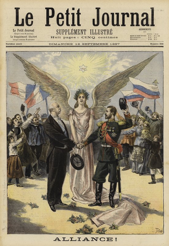 Alliantie tussen Frankrijk en Rusland, 1897 door French School