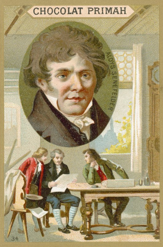 Alois Senefelder door French School