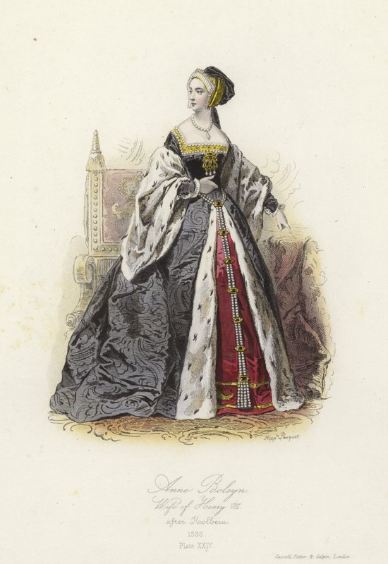 Anna Boleyn, tweede vrouw van Hendrik VIII van Engeland door French School