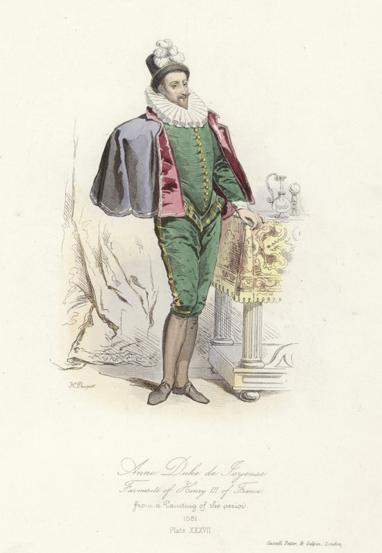 Anne, Hertog van Joyeuse, favoriet van Hendrik III van Frankrijk door French School