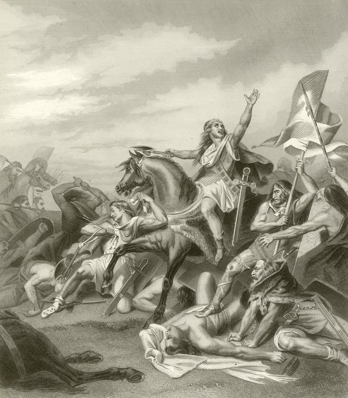 Slag bij Tolbiacum, 496 door French School