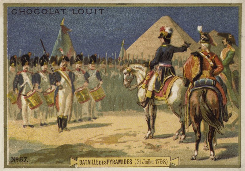Slag bij de Piramides, Egypte, 21 juli 1798 door French School