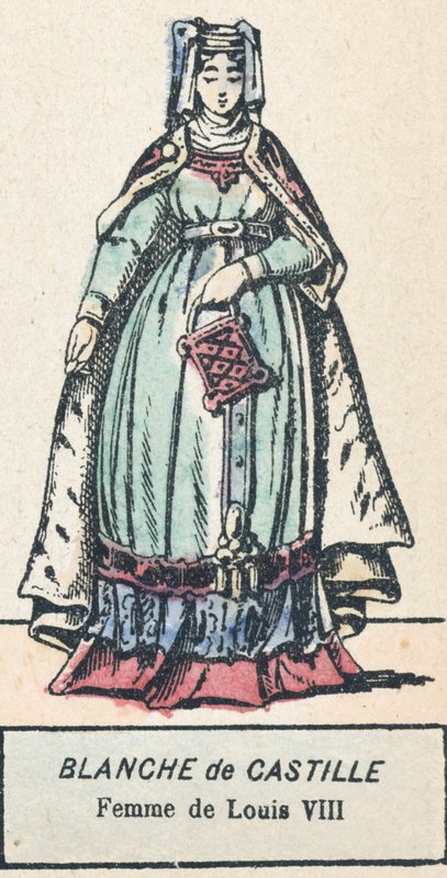 Blanche van Castilië, Vrouw van Lodewijk VIII door French School