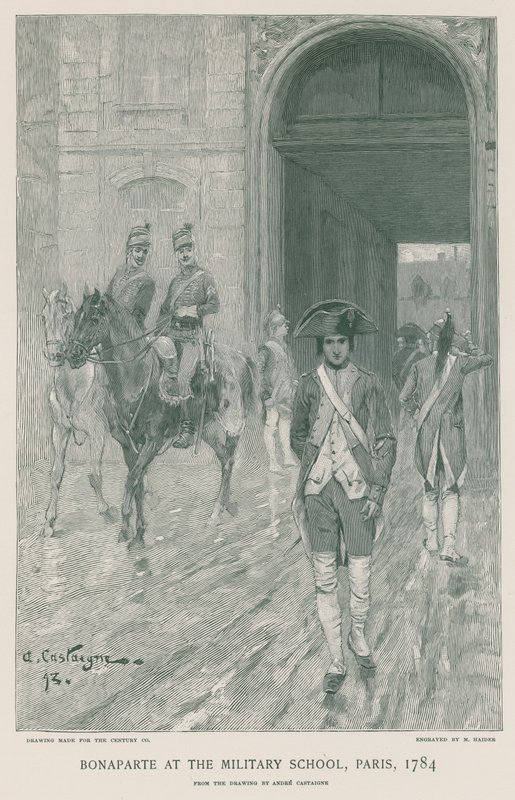 Bonaparte op de Militaire School door French School