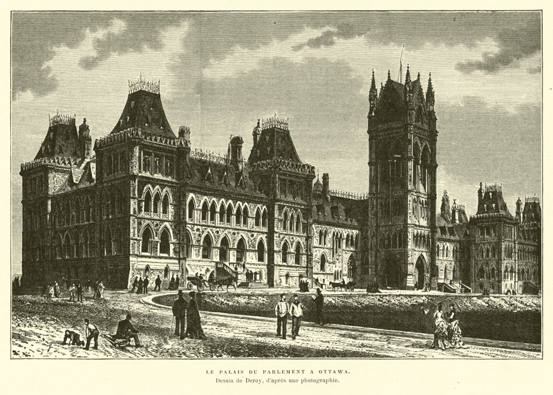 Canadees Parlement, Ottawa door French School