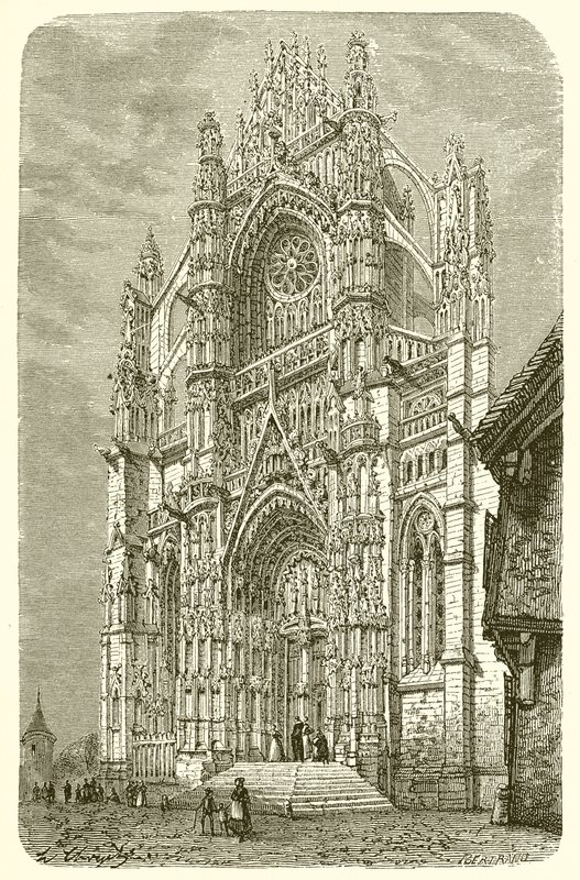 Kathedraal van Beauvais door French School