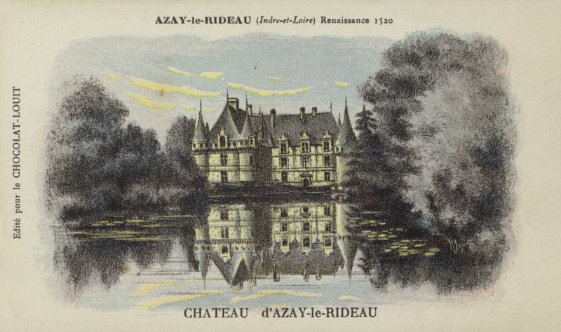 Kasteel van Azay-le-Rideau, Azay-le-Rideau, Indre-et-Loire door French School