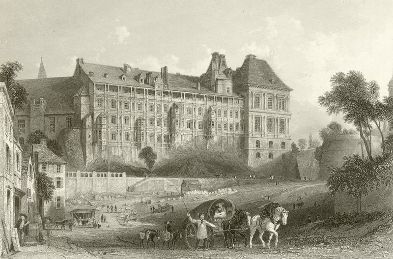 Kasteel van Blois door French School