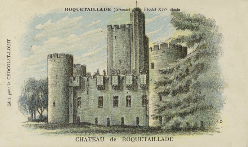 Kasteel van Roquetaillade, Roquetaillade, Gironde door French School