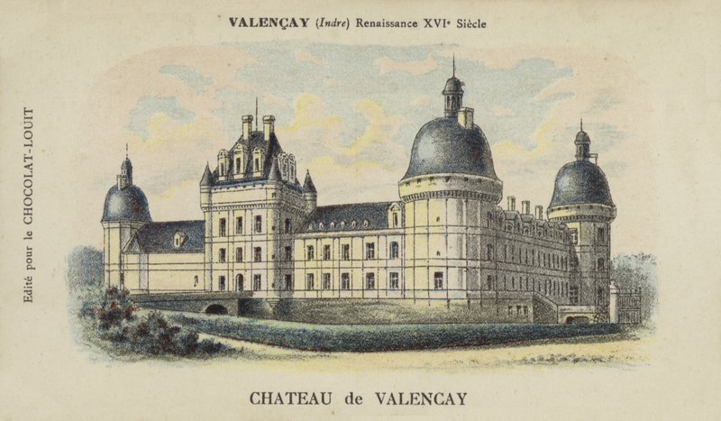 Kasteel van Valencay, Valencay, Indre door French School
