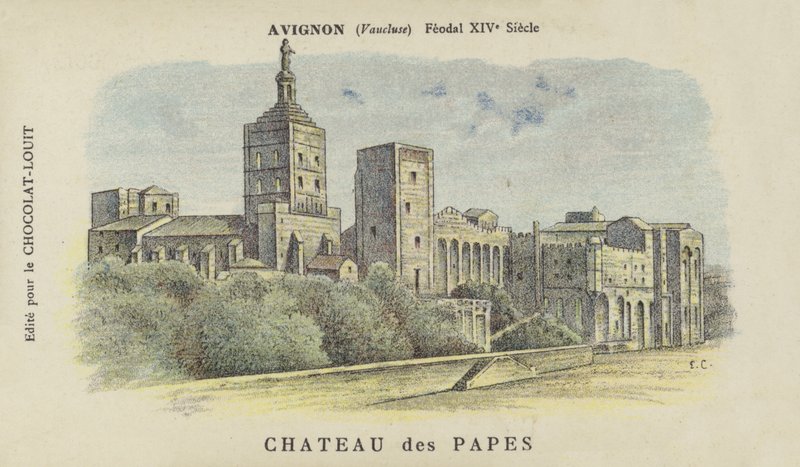 Pauselijk Paleis, Avignon, Vaucluse door French School