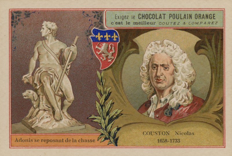 Chocolat Poulain Orange handelskaart door French School